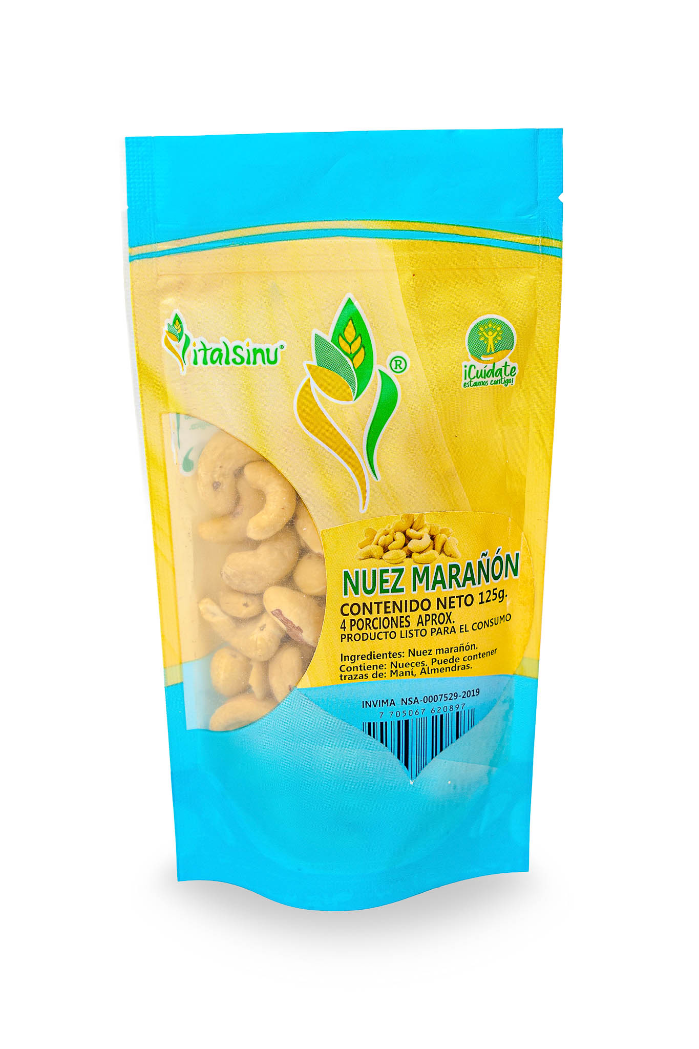Nuez Marañon 125gr - Presentación disponible