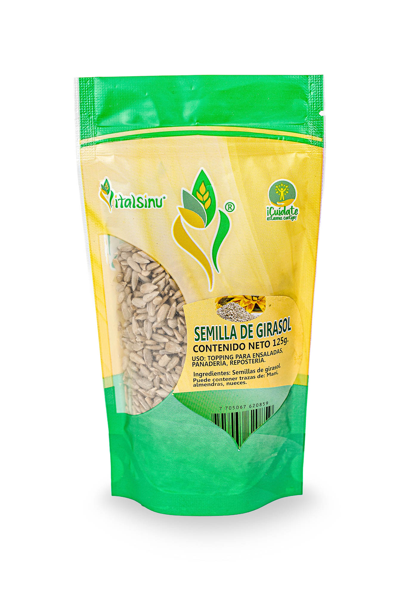 Semillas Girasol 125gr - Presentación disponible