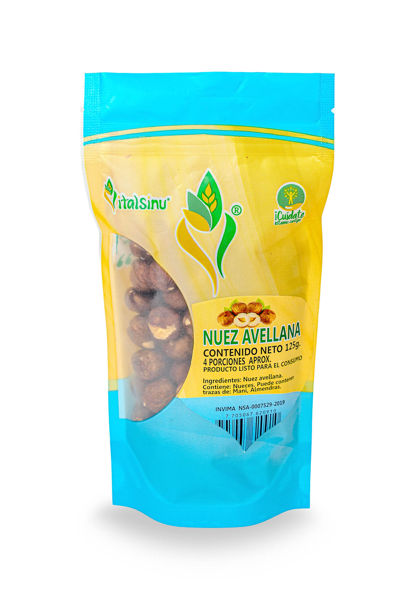 Nuez Avellanas 125gr - Presentación disponible