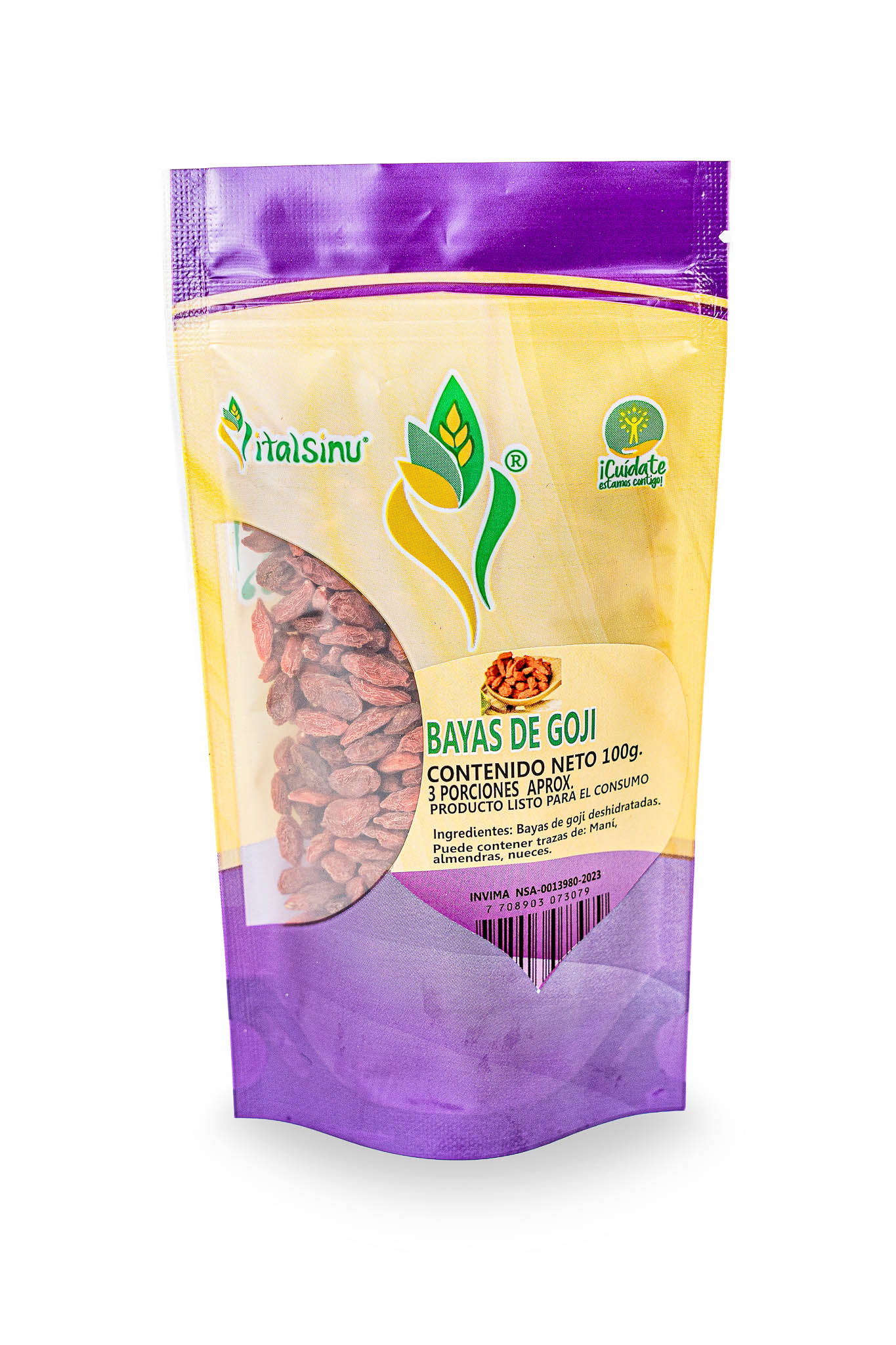 Bajas de Goji 100gr - Presentación disponible