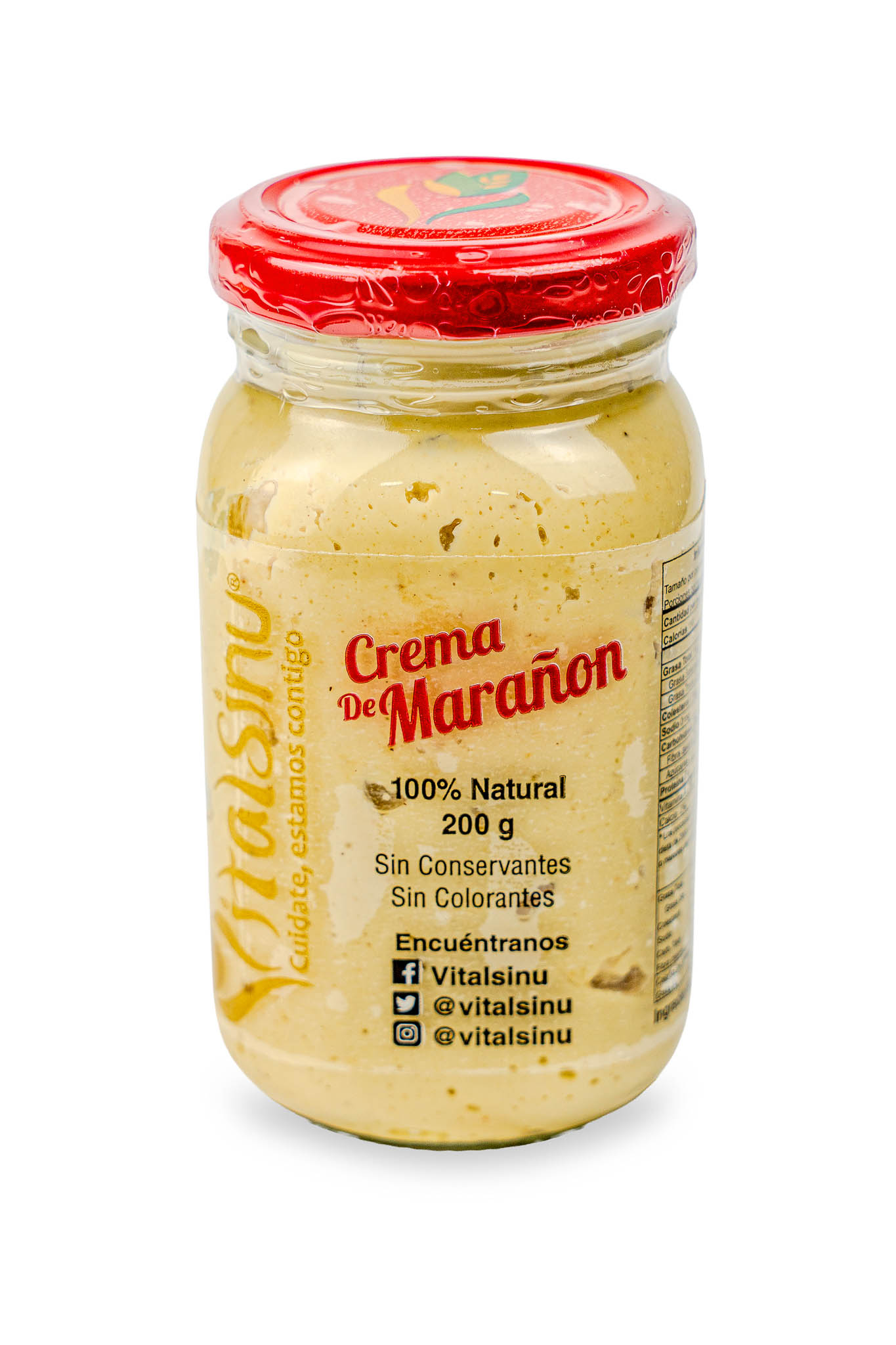 Crema de Marañón 200gr - Producto saludable Vitalsinú