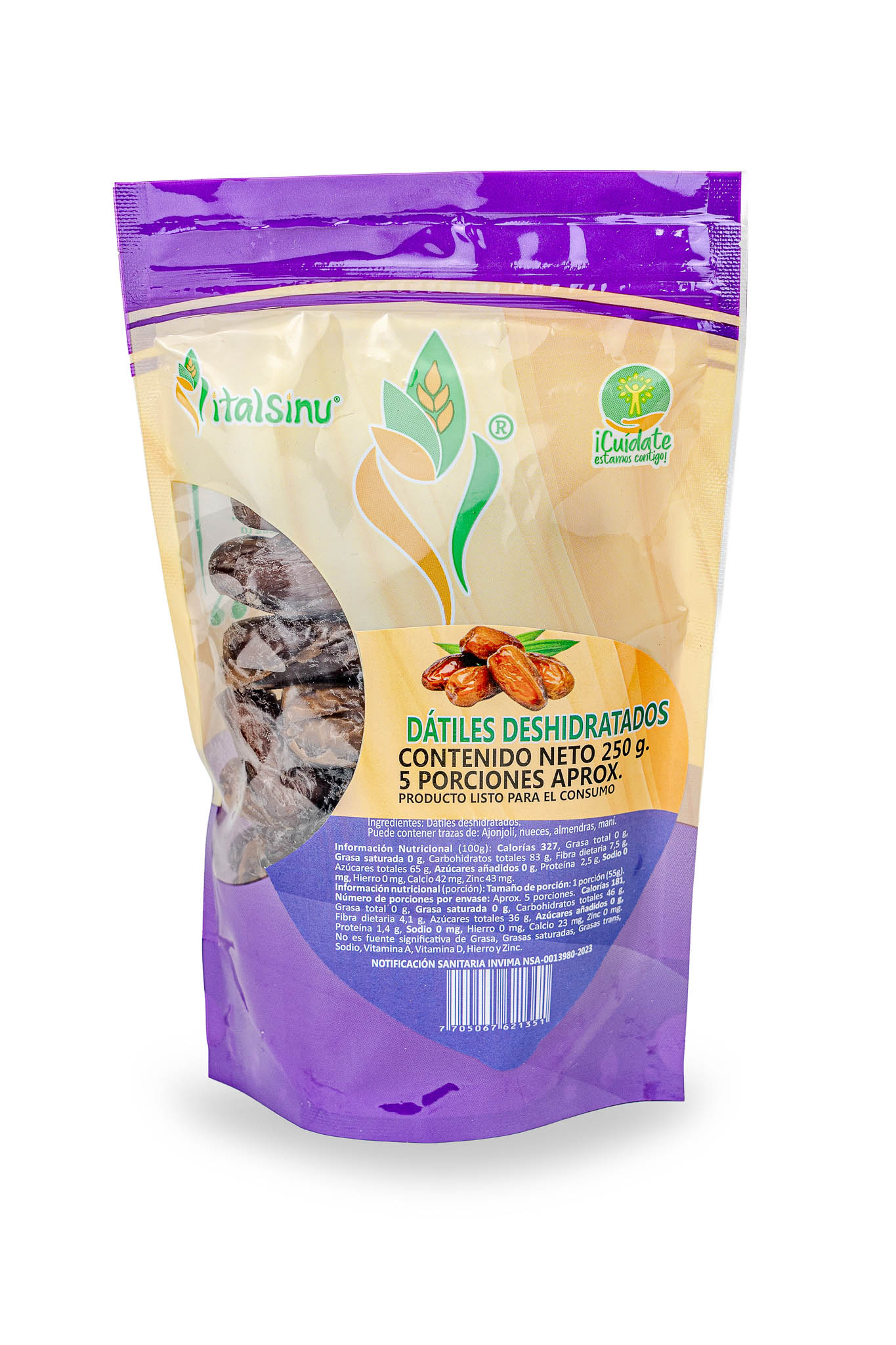 Dátiles Sin Semillas 250gr - Presentación disponible