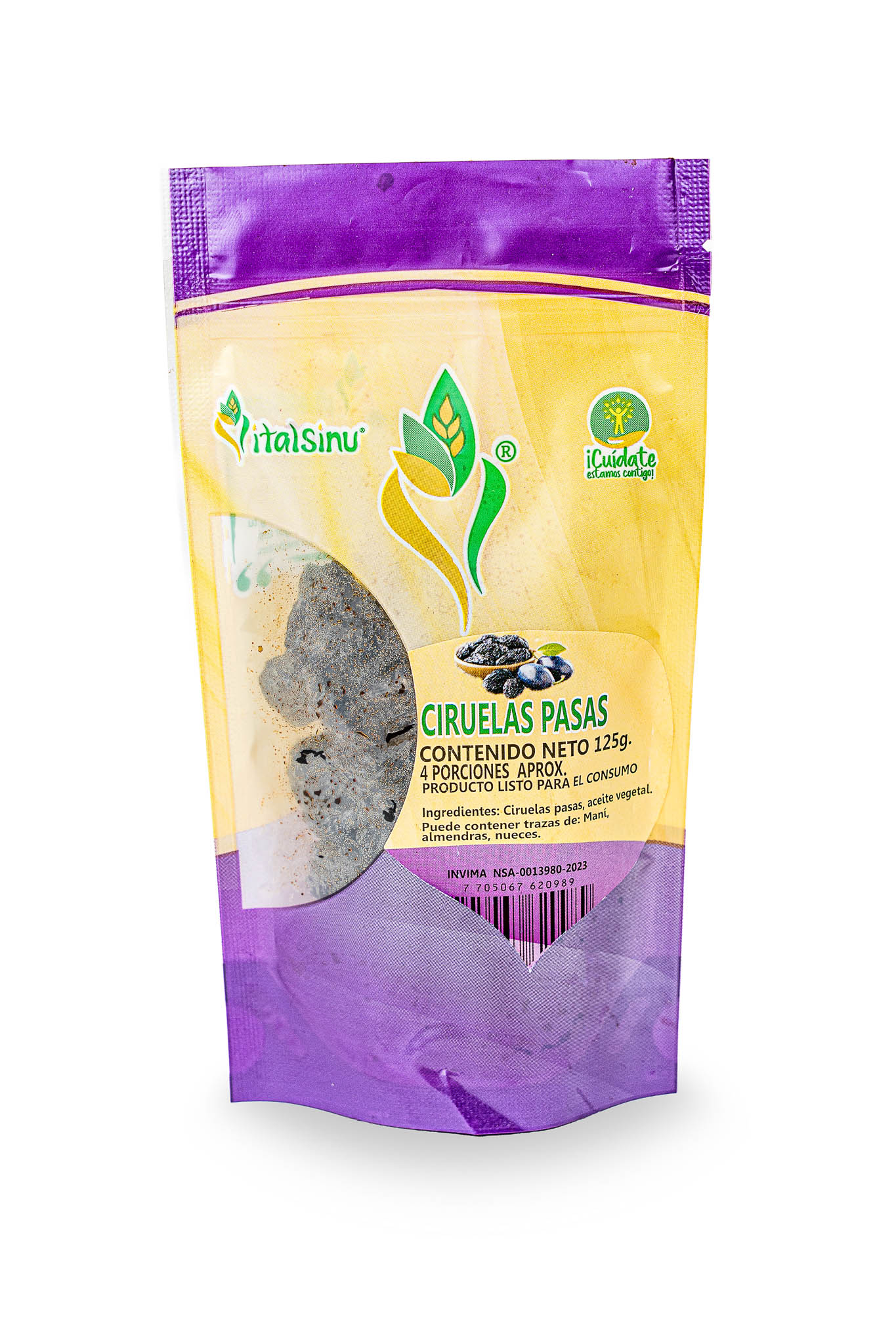 Ciruelas Pasas 125gr - Presentación disponible