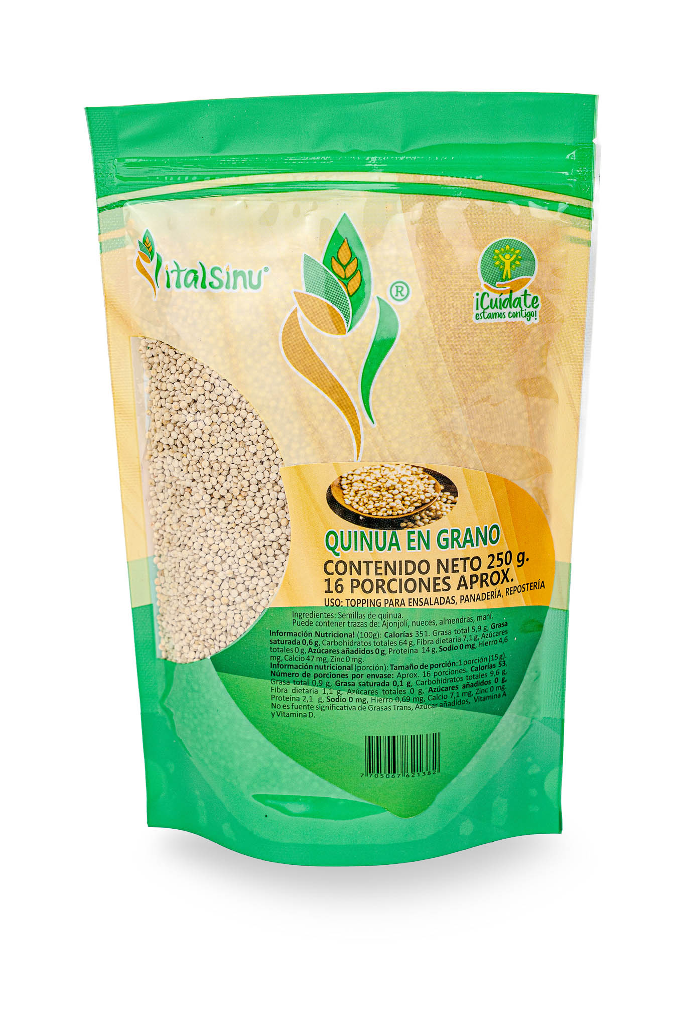 Quinua en Grano 250gr - Presentación disponible