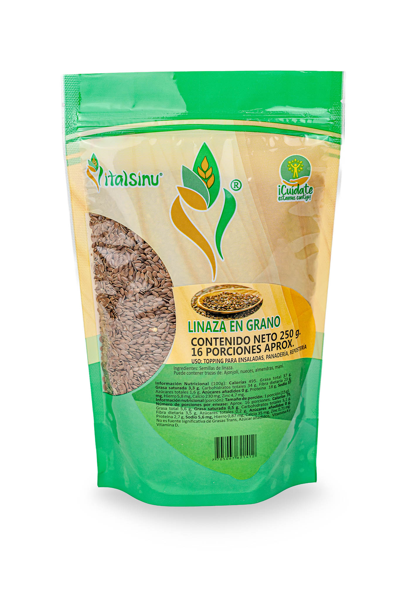 Linaza en Grano 250gr - Presentación disponible