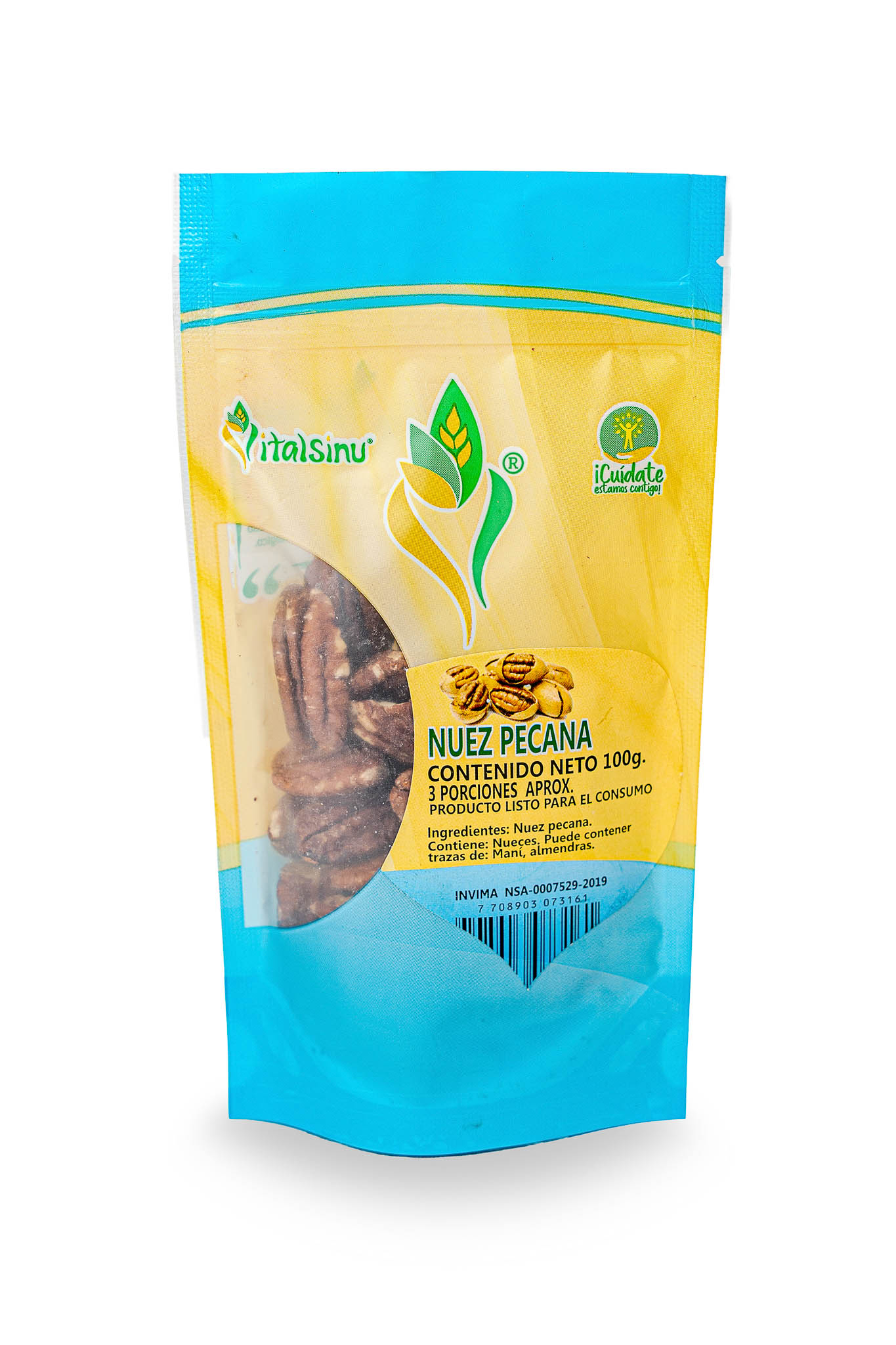 Nuez Pecana 100gr - Presentación disponible