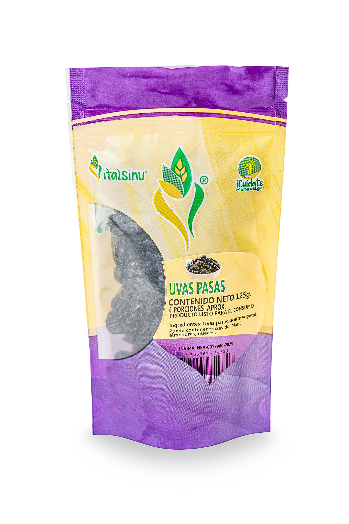 Uvas Pasas 125gr - Presentación disponible