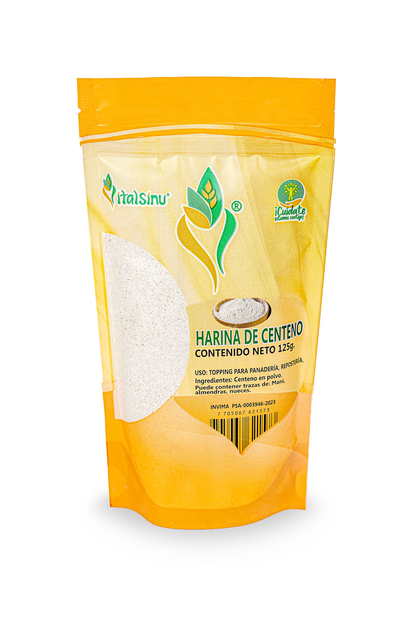 Harina de Centeno 125gr - Producto saludable Vitalsinú