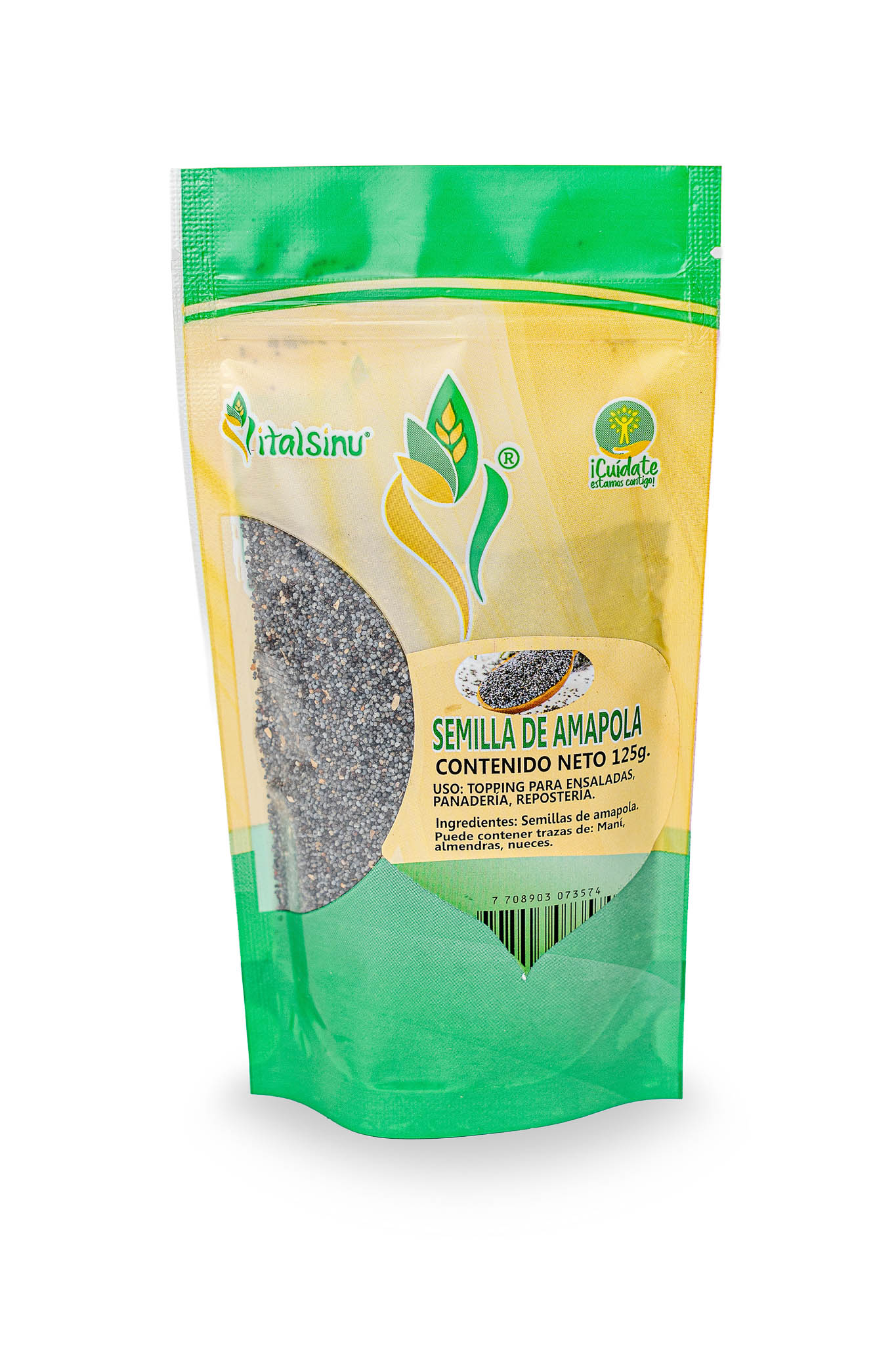 Semilla de Amapola 125gr - Producto saludable Vitalsinú
