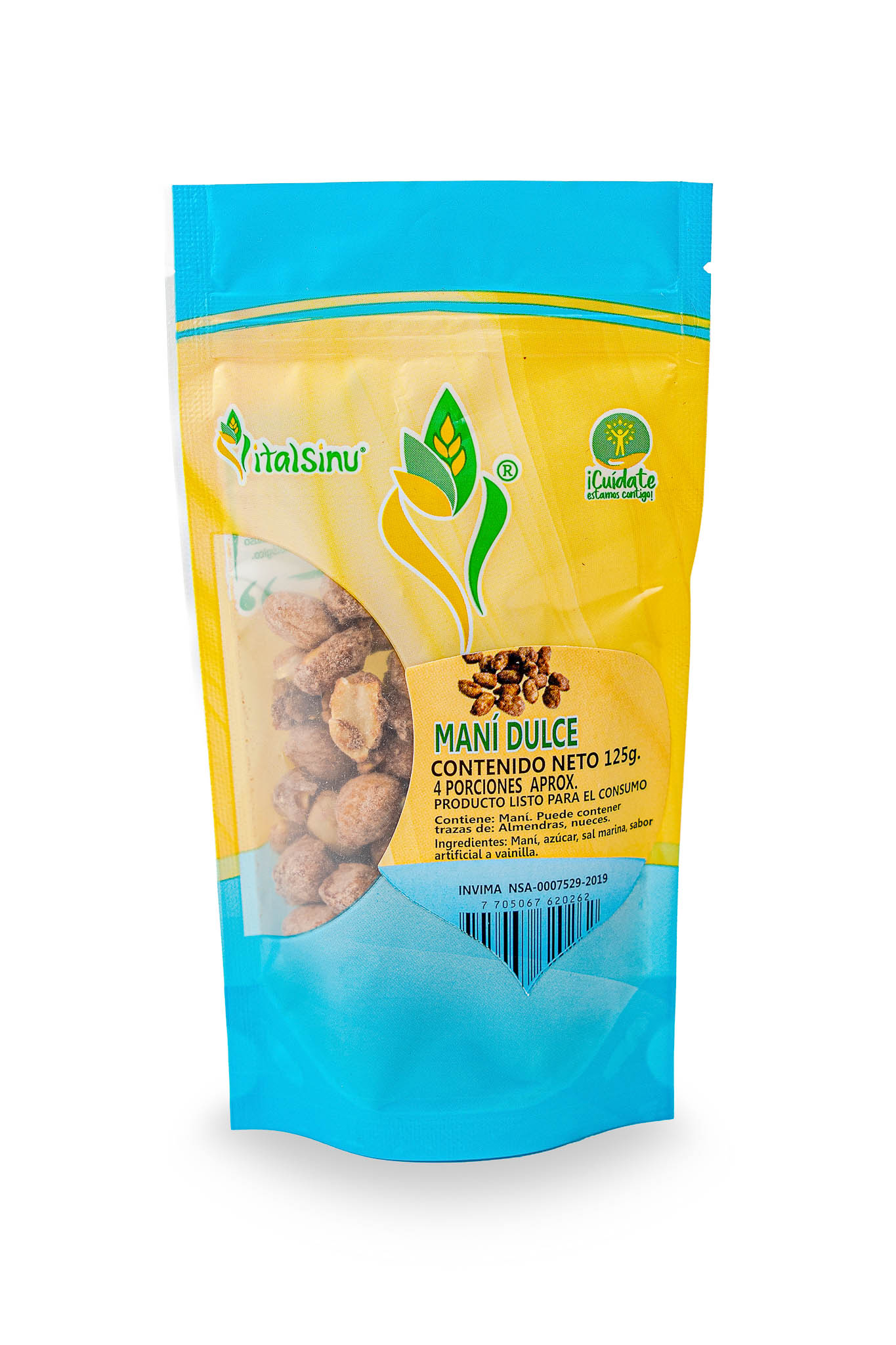 Maní Dulce 125gr - Presentación disponible