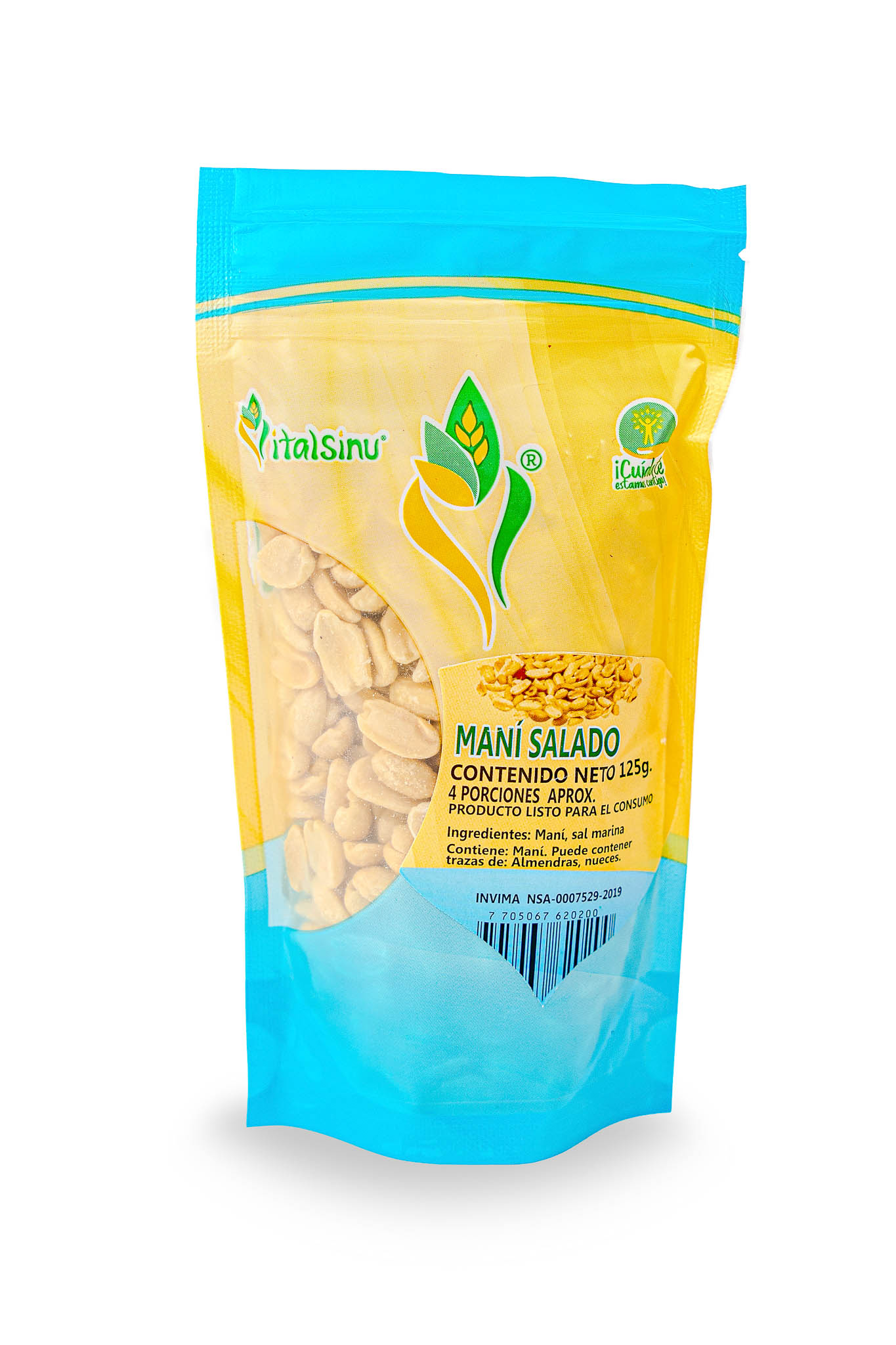 Maní Salado 125gr - Presentación disponible
