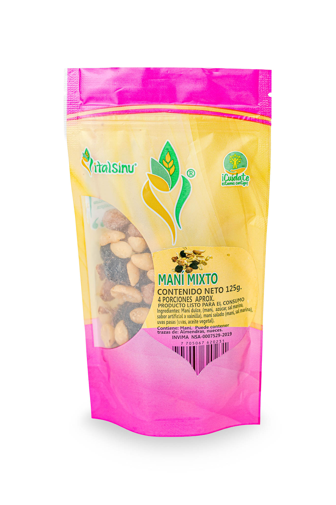 Maní Mixto 125gr - Presentación disponible